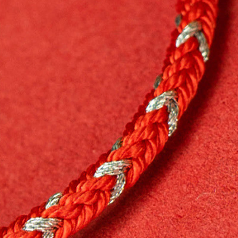 Nimara Ritual Red String 925 Sterling Silver Safe Luck Bracelet