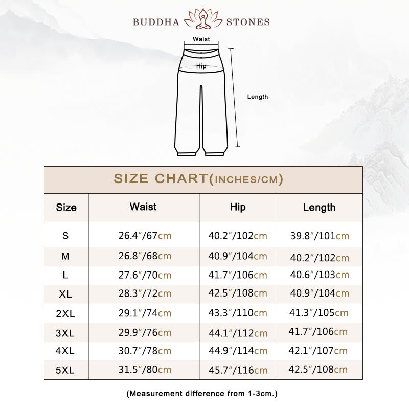 Nimara Ritual Flower Leaves Pattern Loose Harem Trousers Women's Yoga Pants