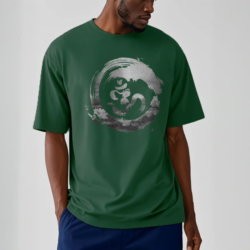 Nimara Ritual Om Lotus Cotton Tee T-shirt