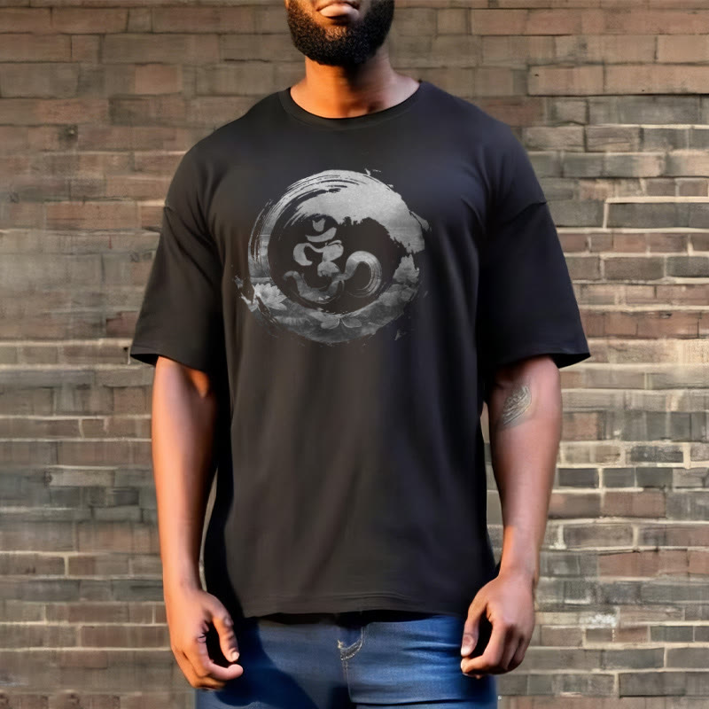 Nimara Ritual Om Lotus Cotton Tee T-shirt