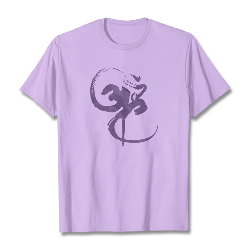 Nimara Ritual Om Design Cotton Tee T-shirt