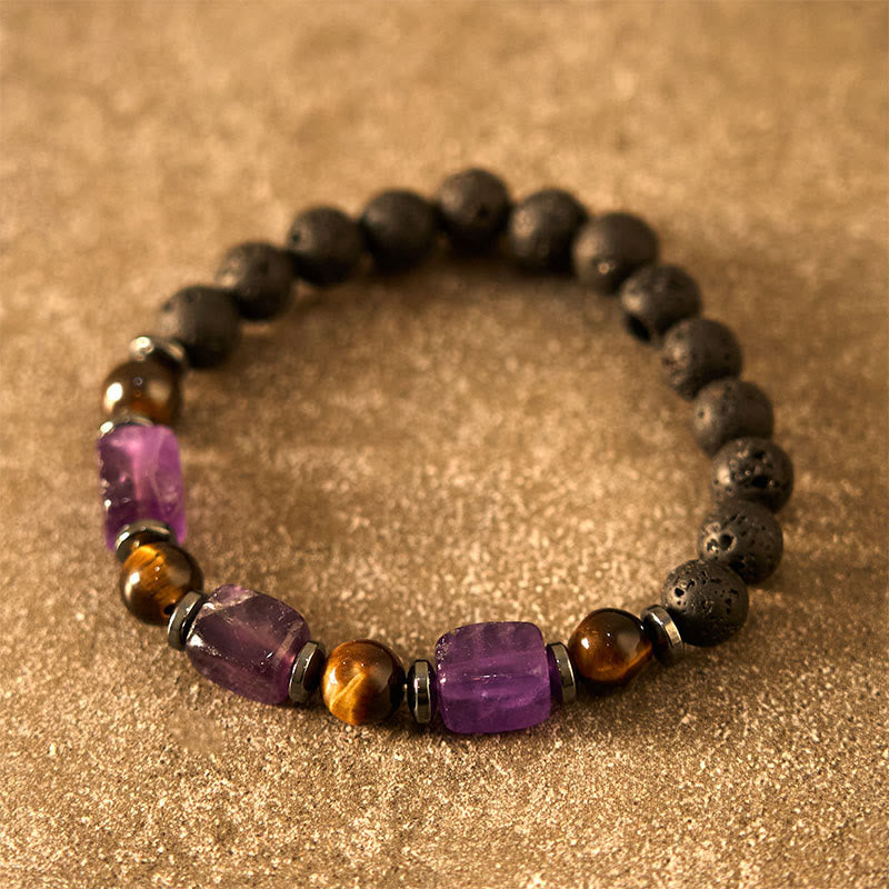 Nimara Ritual Various Crystals Lava Rock Calm Bracelet