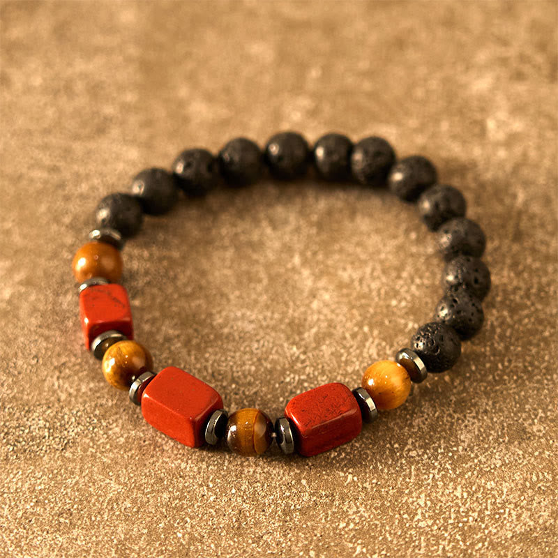 Nimara Ritual Various Crystals Lava Rock Calm Bracelet
