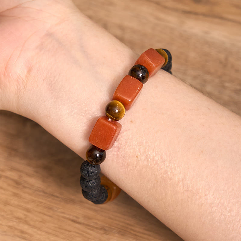 Nimara Ritual Various Crystals Lava Rock Calm Bracelet