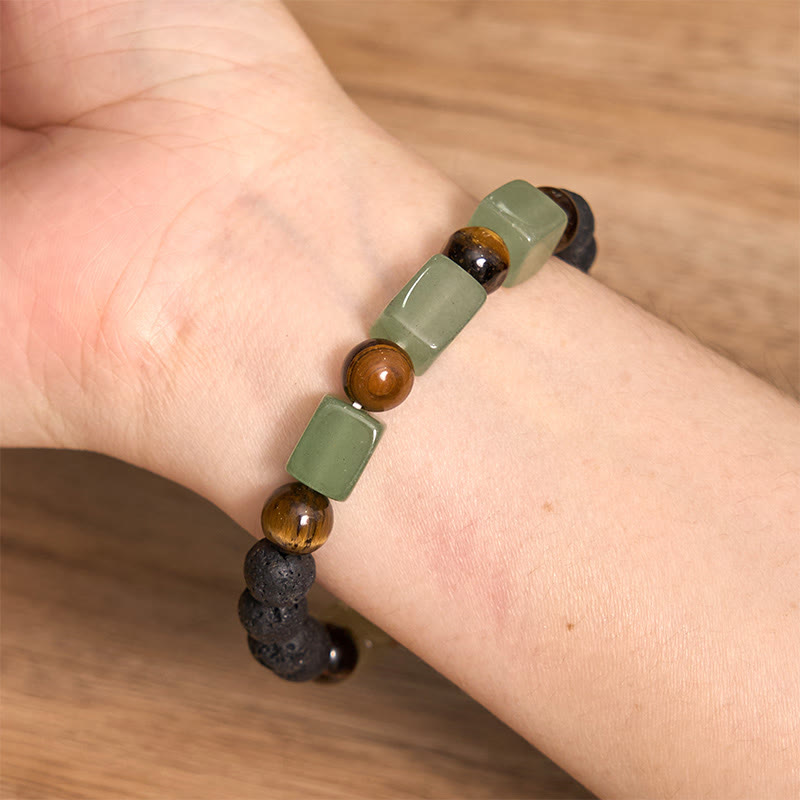 Nimara Ritual Various Crystals Lava Rock Calm Bracelet