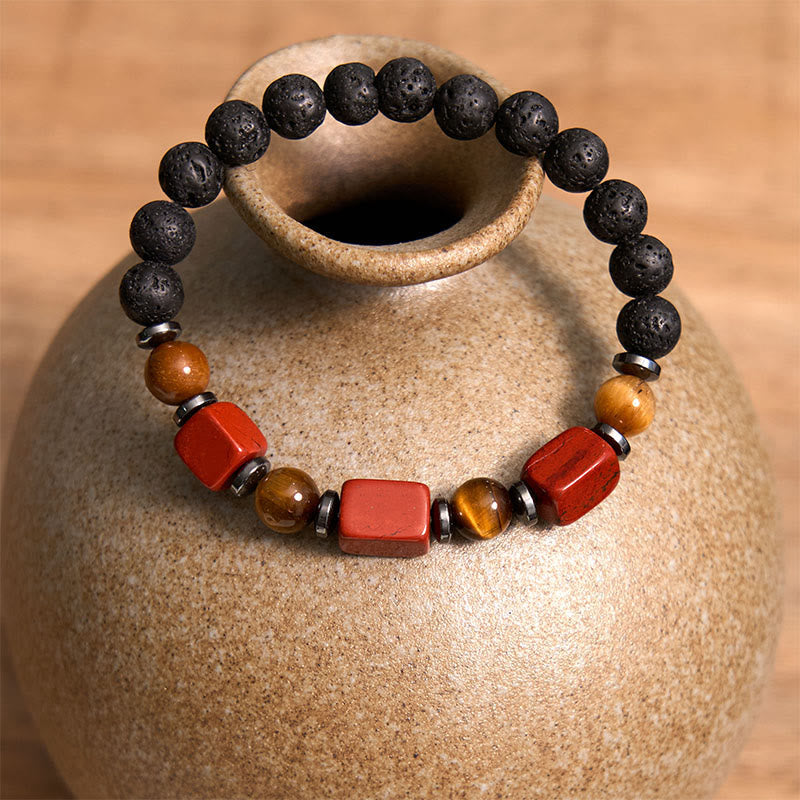 Nimara Ritual Various Crystals Lava Rock Calm Bracelet