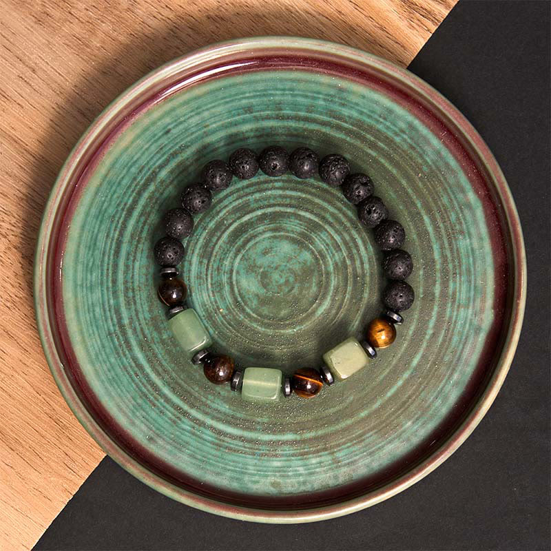 Nimara Ritual Various Crystals Lava Rock Calm Bracelet
