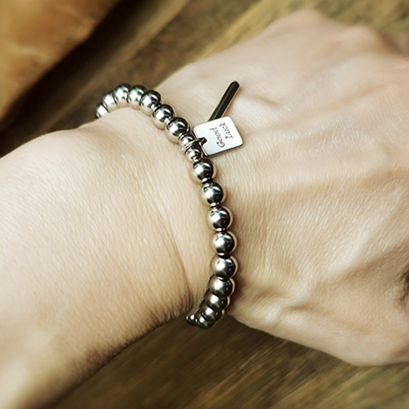 Nimara Ritual Titanium Steel Good Luck Balance Bracelet
