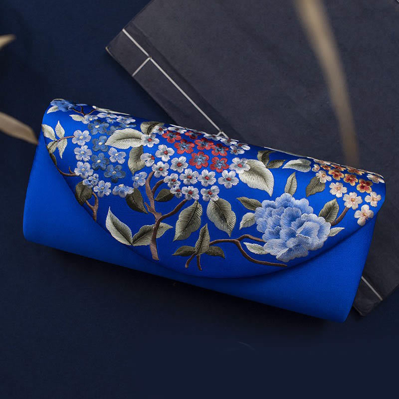 Nimara Ritual Hydrangea Su Embroidery Wedding Shopping Wallet Purse Handbag Crossbody Bag