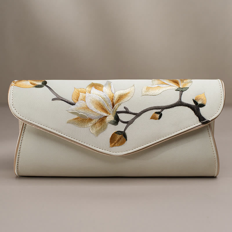 Nimara Ritual Magnolia Su Embroidery Wedding Shopping Purse Handbag Crossbody Bag