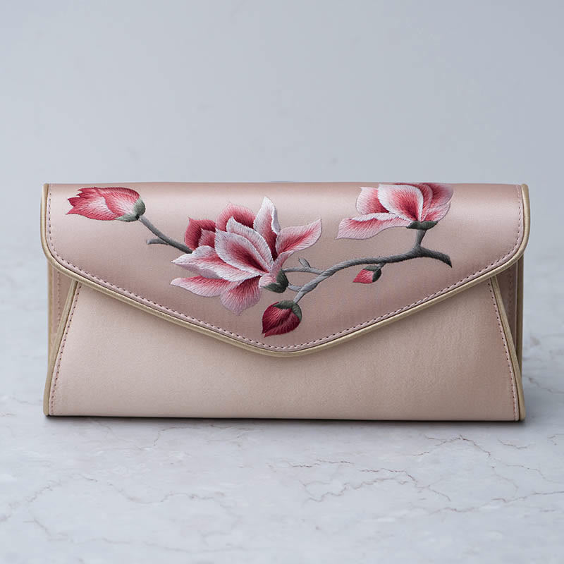 Nimara Ritual Magnolia Su Embroidery Wedding Shopping Purse Handbag Crossbody Bag