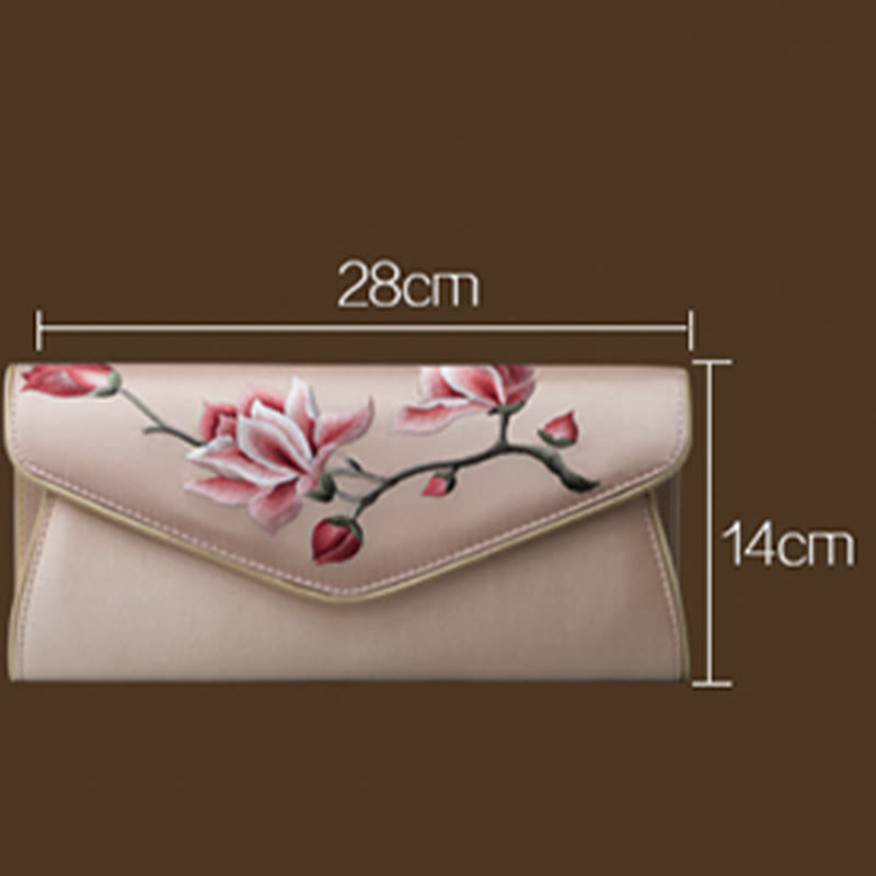 Nimara Ritual Magnolia Su Embroidery Wedding Shopping Purse Handbag Crossbody Bag