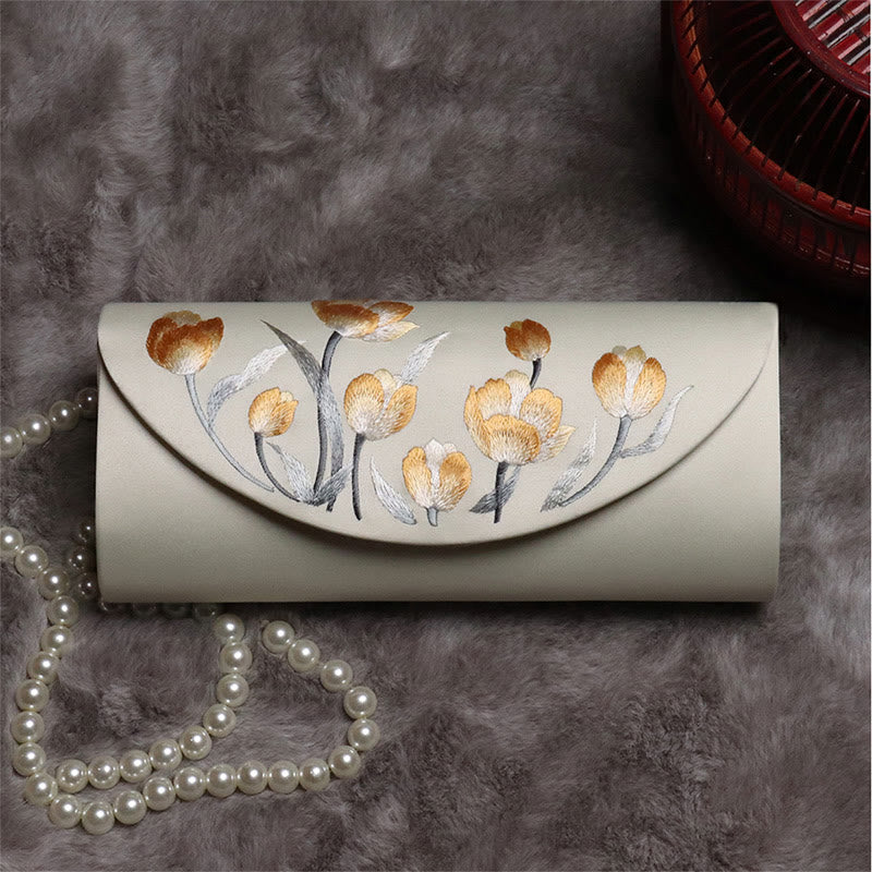 Nimara Ritual Tulip Su Embroidery Wedding Shopping Purse Handbag Crossbody Bag