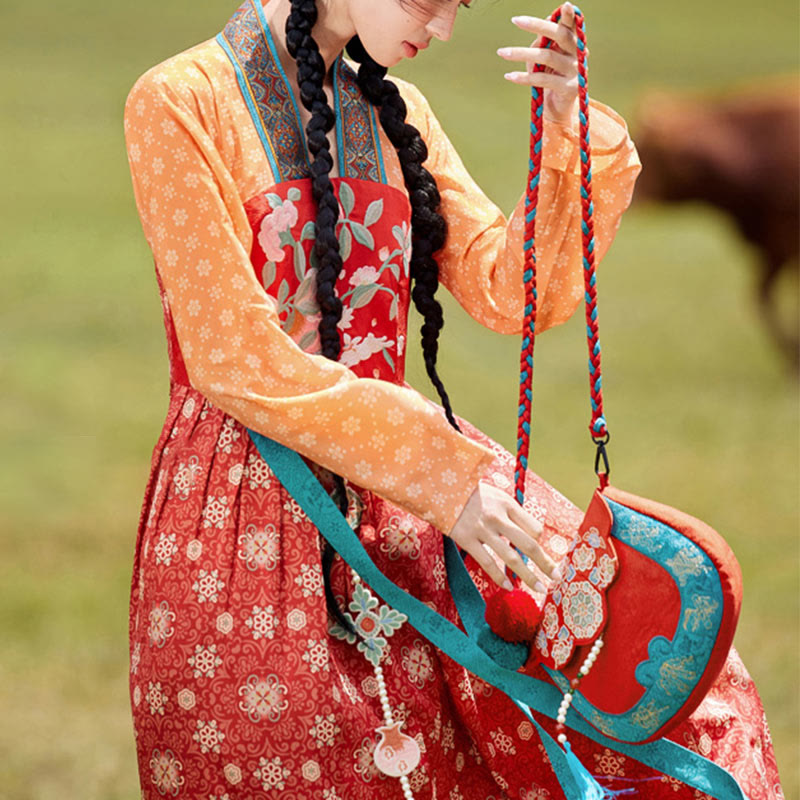 Nimara Ritual Ethnic Style Su Embroidery Journey Shopping Shoulder Bag Handbag Crossbody Bag