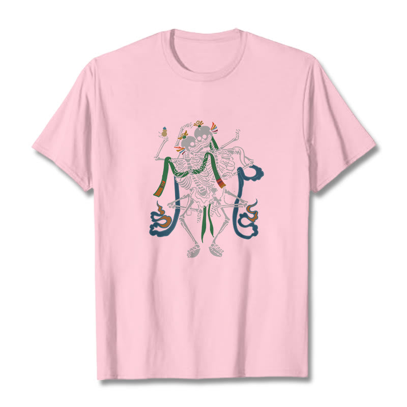 Nimara Ritual Tibetan The Lord Of The Corpse Forest Design Tee T-shirt