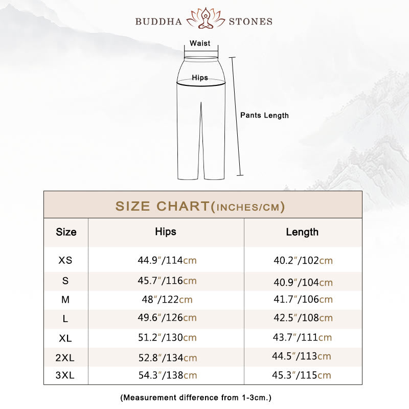 Nimara Ritual Summer Elastic Waist Tai Chi Qigong Practice Cotton Linen Unisex Pants