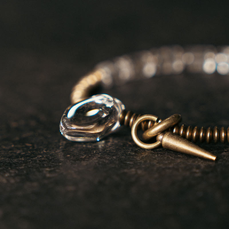 Nimara Ritual Copper White Crystal Luck Bracelet