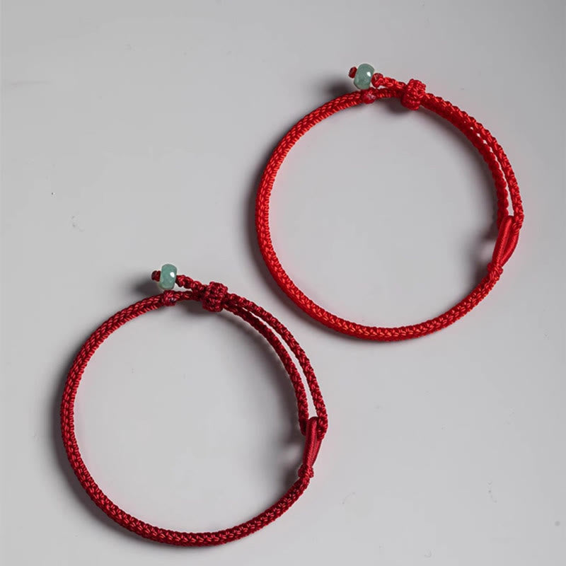 Nimara Ritual Red String Jade Connection Bracelet