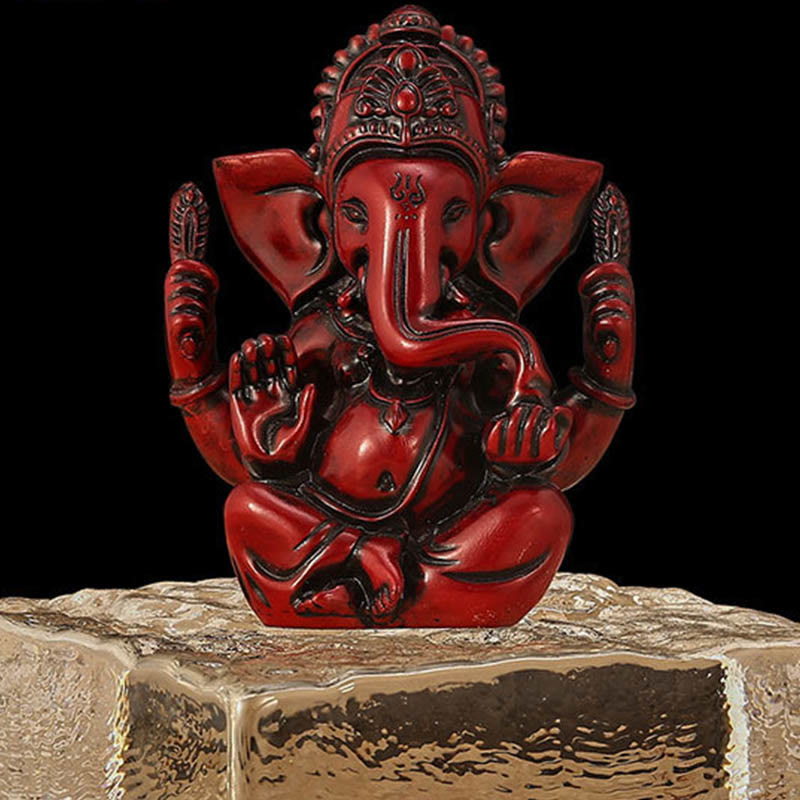 Nimara Ritual Ganesh Ganpati Elephant Statue Transformation Home Resin Decoration