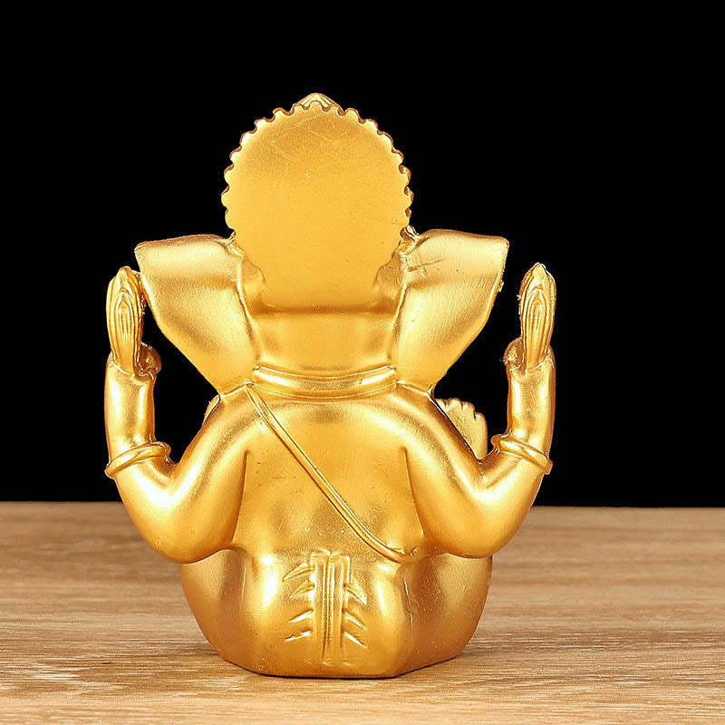 Nimara Ritual Ganesh Ganpati Elephant Statue Transformation Home Resin Decoration