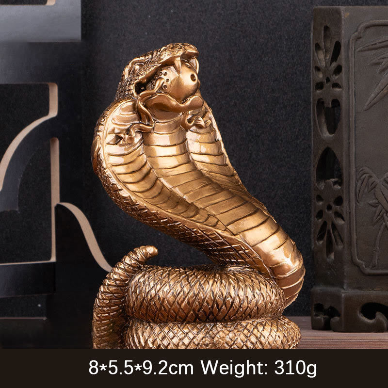 Nimara Ritual Year Of The Snake Ingots Copper Coins Ball Wealth Resin Statue Home Decoration