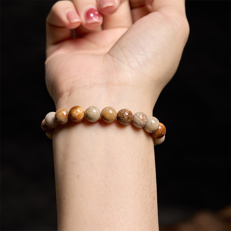Nimara Ritual Fossil Coral Compassion Bracelet