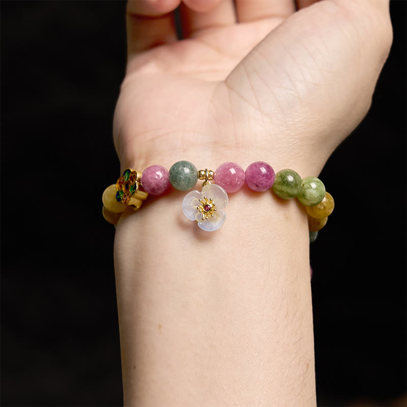 Nimara Ritual Tourmaline Wisdom Flower Bracelet