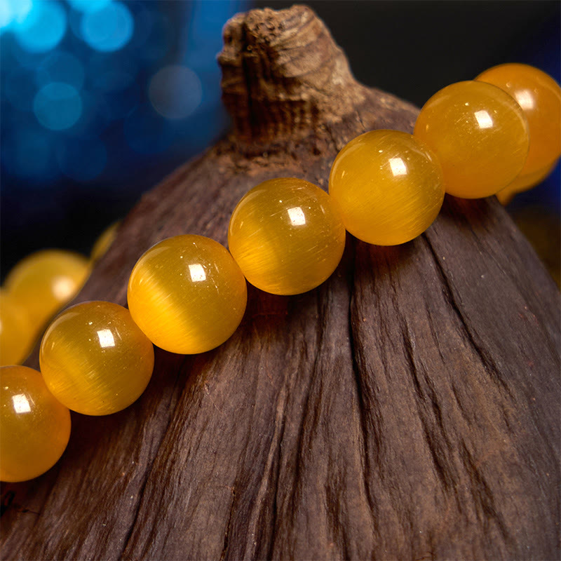Nimara Ritual Cat's Eye Chrysoberyl Flower Love Bracelet