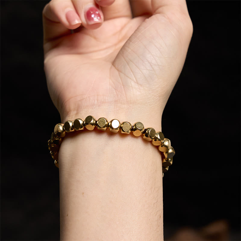 Nimara Ritual Brass Copper Good Luck Healing Bracelet