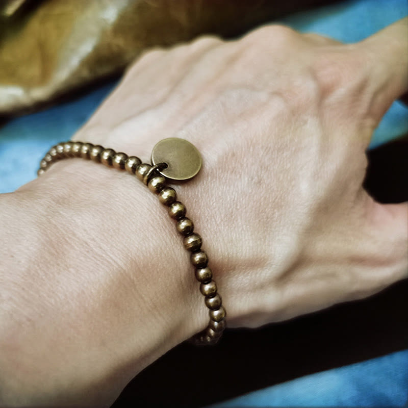 Nimara Ritual Amekaji Brass Copper Balance Bracelet