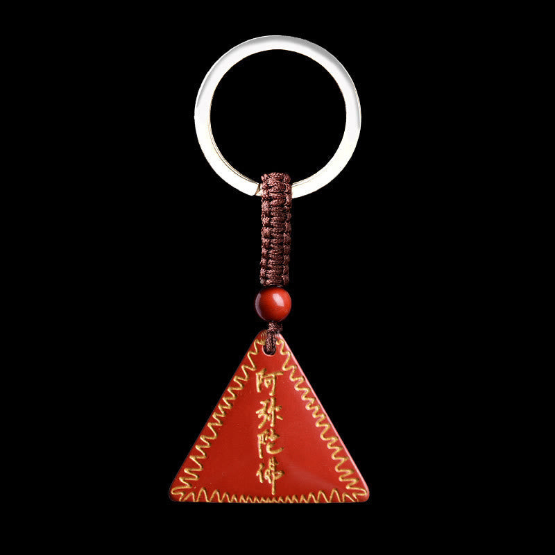 Nimara Ritual Cinnabar Amitabha Calm Necklace Pendant
