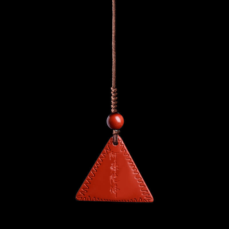 Nimara Ritual Cinnabar Amitabha Calm Necklace Pendant