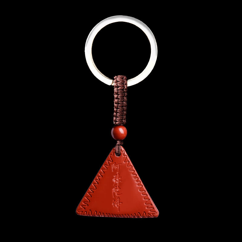 Nimara Ritual Cinnabar Amitabha Calm Necklace Pendant