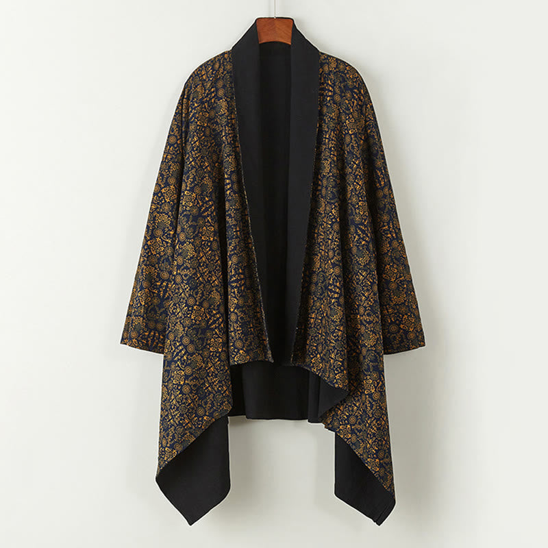 Nimara Ritual Fall Men's Cotton Mid-length Coat Double-sided Jacket