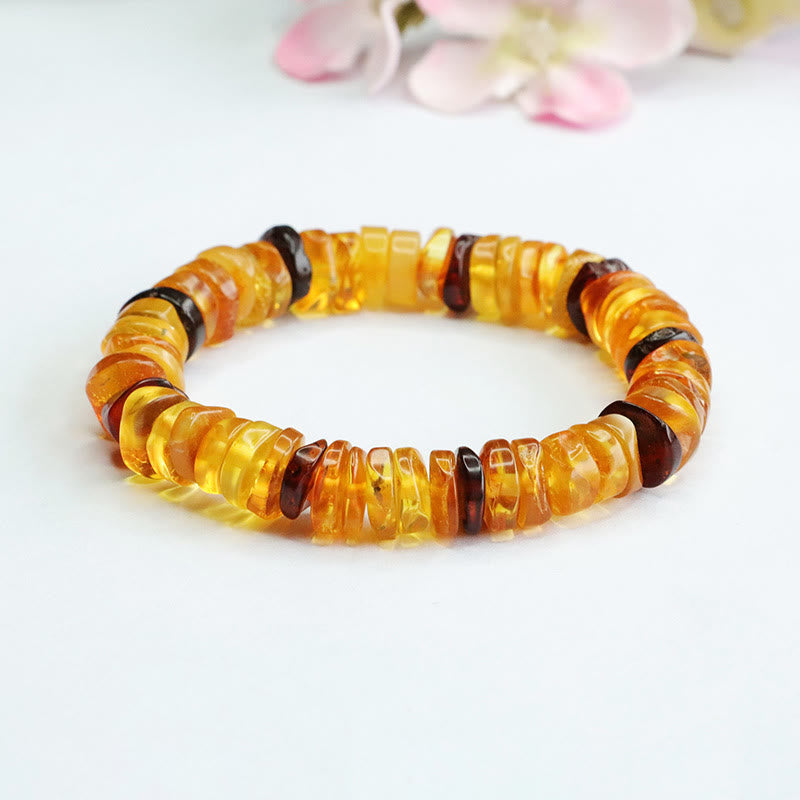 Nimara Ritual Amber Peace Buckle Confidence Bracelet