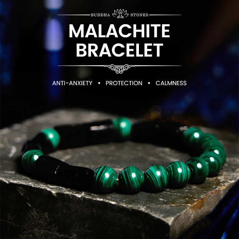 Nimara Ritual Malachite Black Tourmaline Purity Bracelet