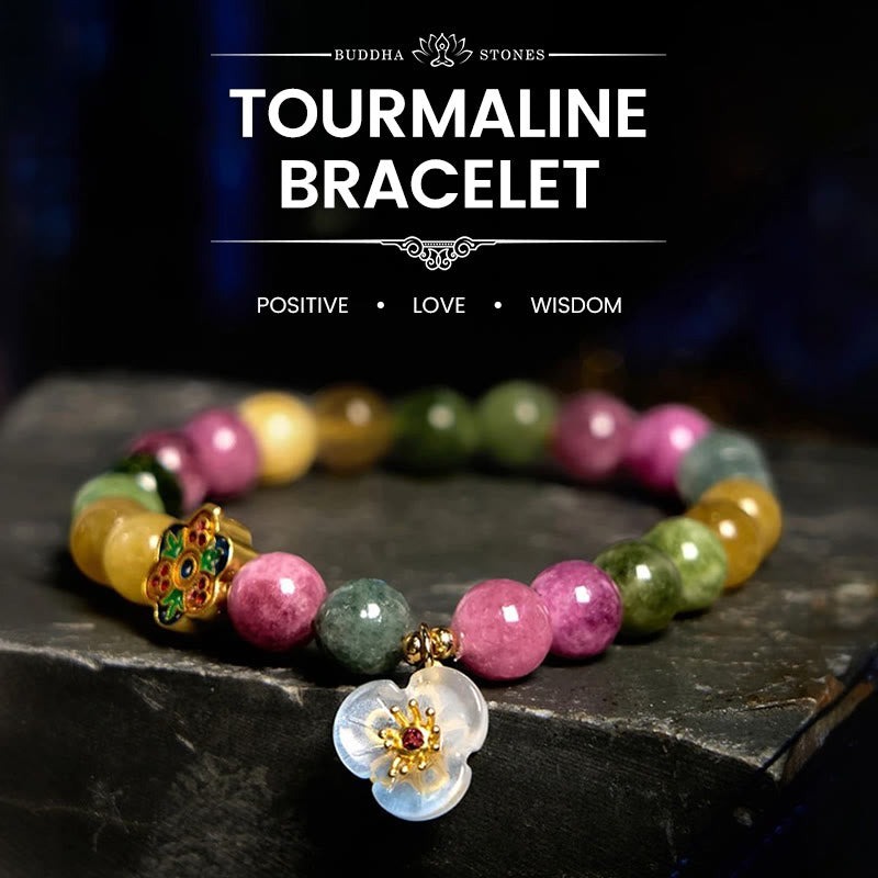 Nimara Ritual Tourmaline Wisdom Flower Bracelet