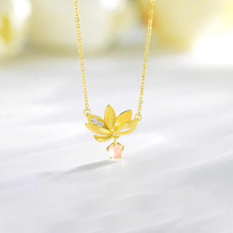 Nimara Ritual 925 Sterling Silver Lotus Keep away evil spirits Necklace Pendant