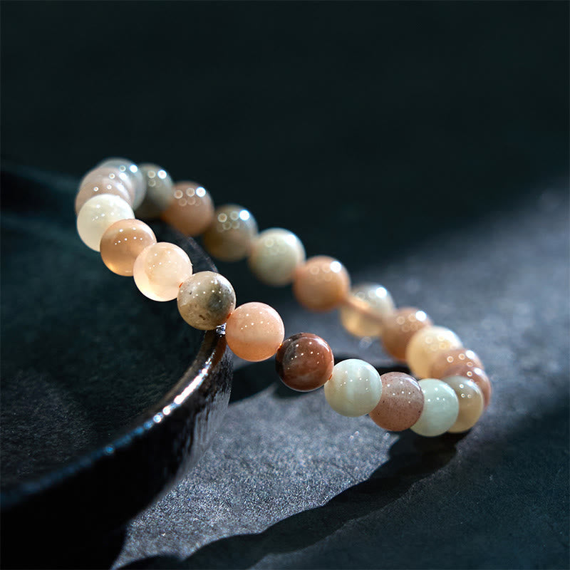 Nimara Ritual Peach Moonstone Healing Bracelet