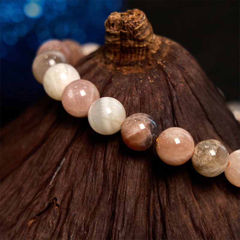 Nimara Ritual Peach Moonstone Healing Bracelet