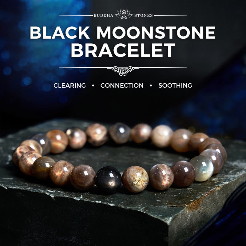 Nimara Ritual Black Moonstone Soothing Bracelet