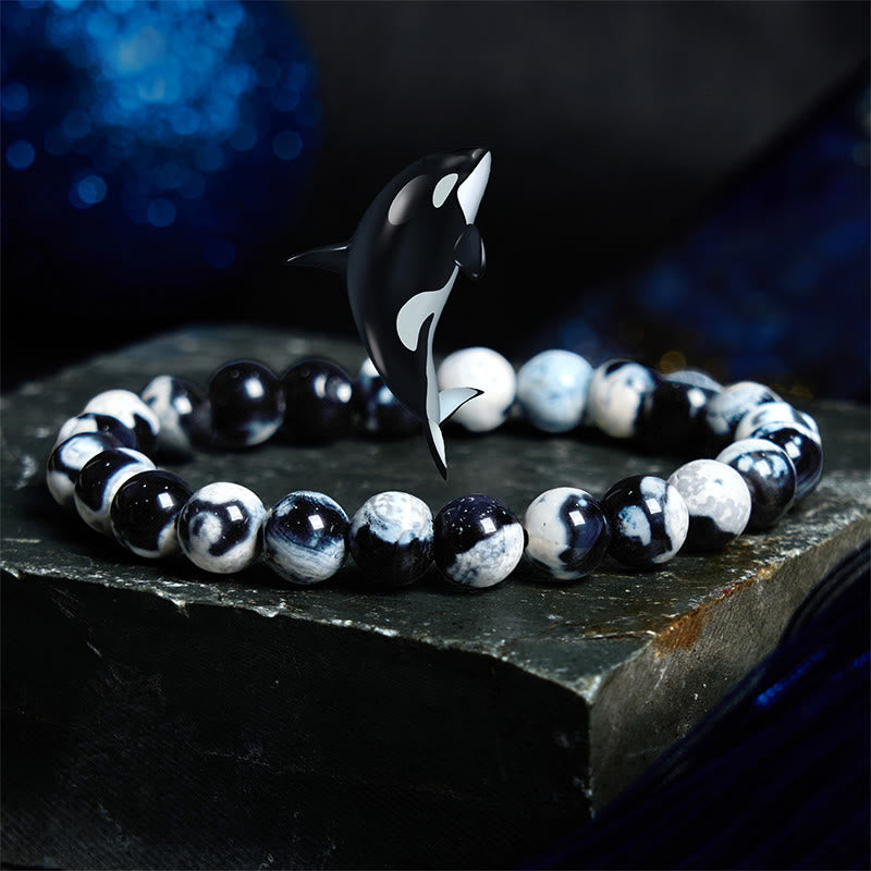 Nimara Ritual Orca Agate Protection Bracelet