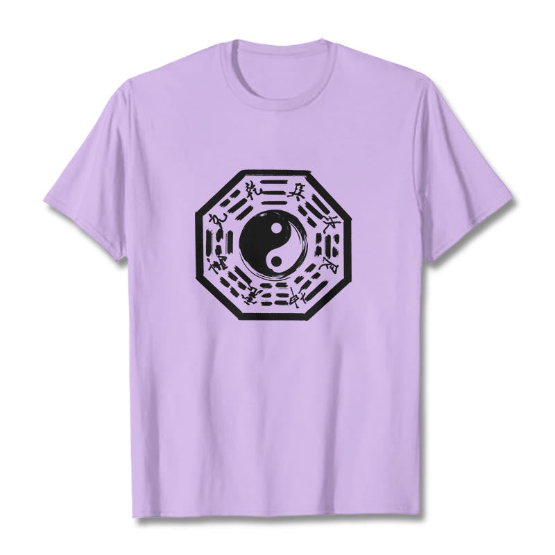 Nimara Ritual Ba Gua Pattern Cotton Tee T-shirt
