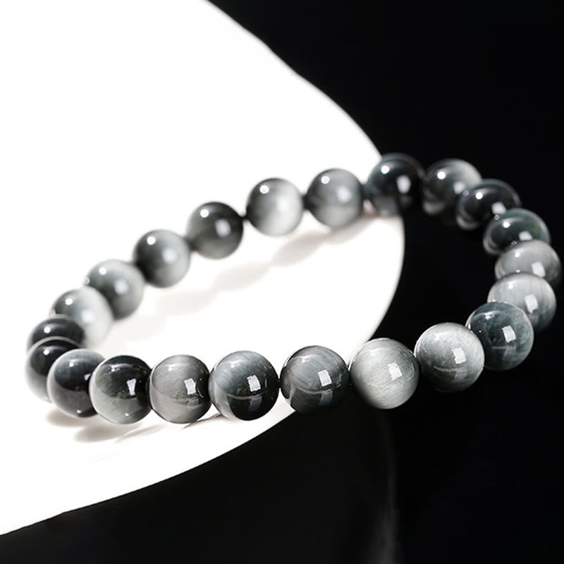 Nimara Ritual Natural Eagle's Eye Stone Courage Positive Bracelet