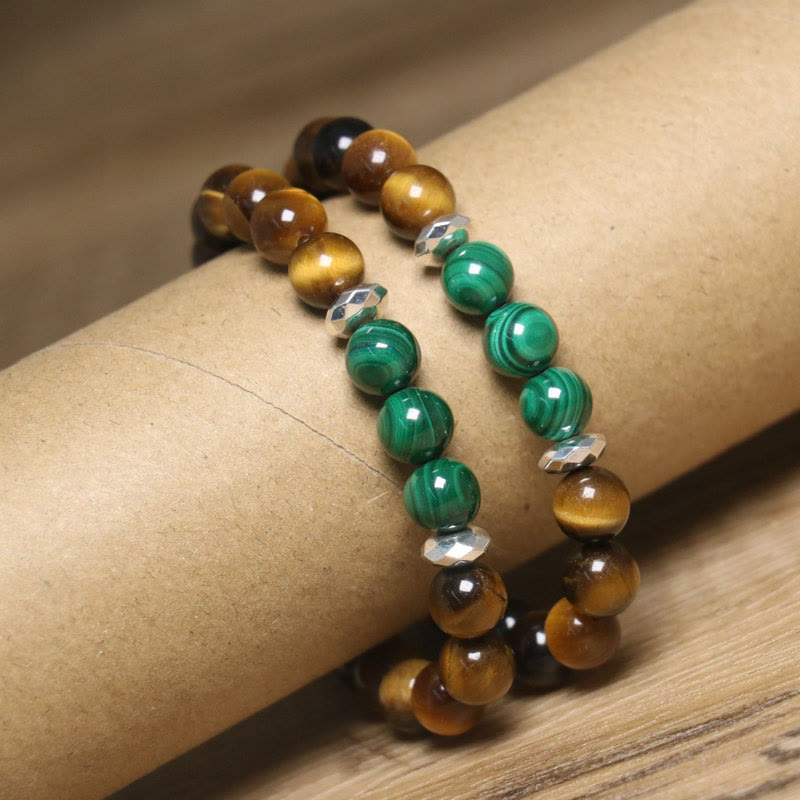 Nimara Ritual Tiger Eye Green Tiger Eye Courage Bracelet