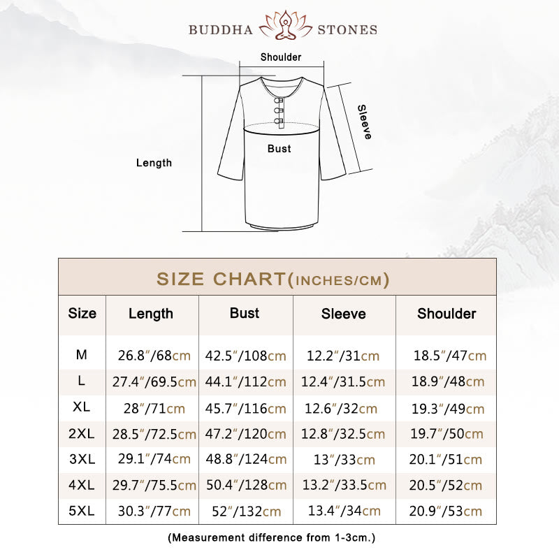 Nimara Ritual Frog-Button Plain Color Chinese Tang Suit Half Sleeve Shirt Linen Men Clothing
