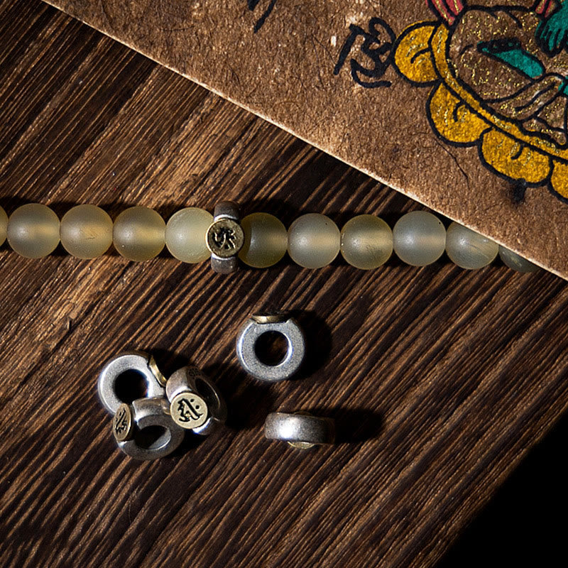 Nimara Ritual Tibet 108 Mala Beads Chinese Zodiac Natal Buddha Natural Sheep Horn Wealth Bracelet