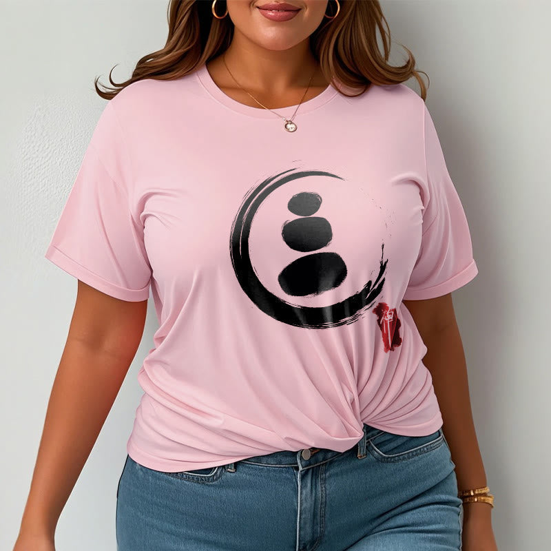 Nimara Ritual Zen Circles Cotton Tee T-shirt
