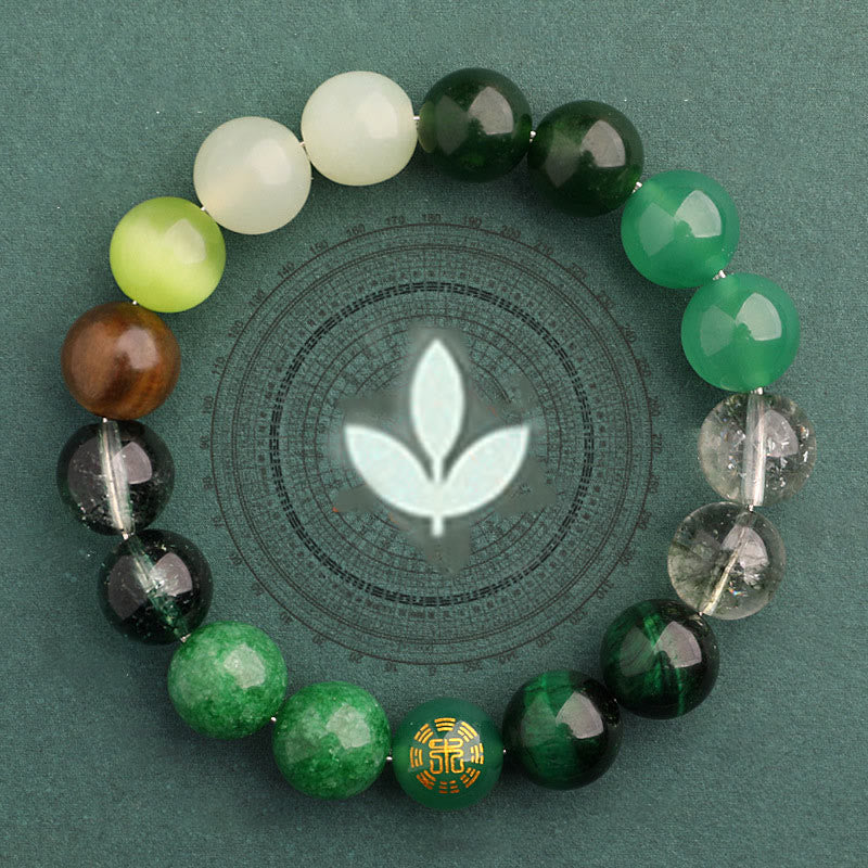 Nimara Ritual Five Elements Various Agate Balance Luck Bracelet