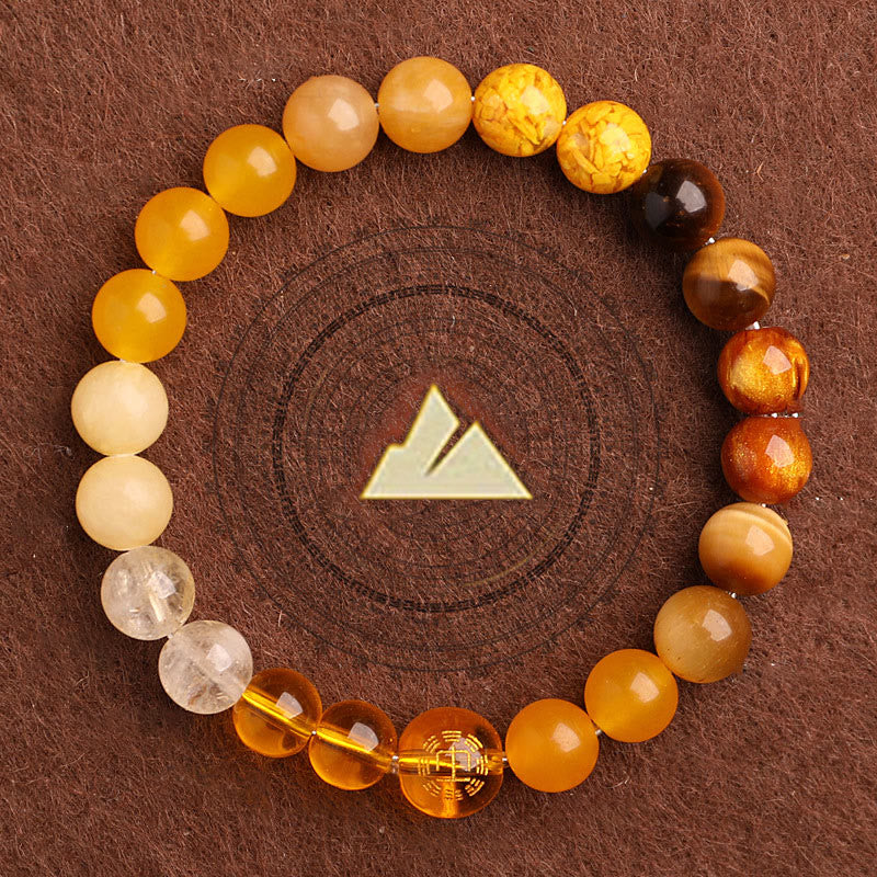 Nimara Ritual Five Elements Various Agate Balance Luck Bracelet